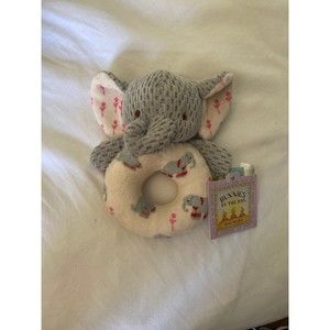 Bunnies by the Bay NEW rattle toy